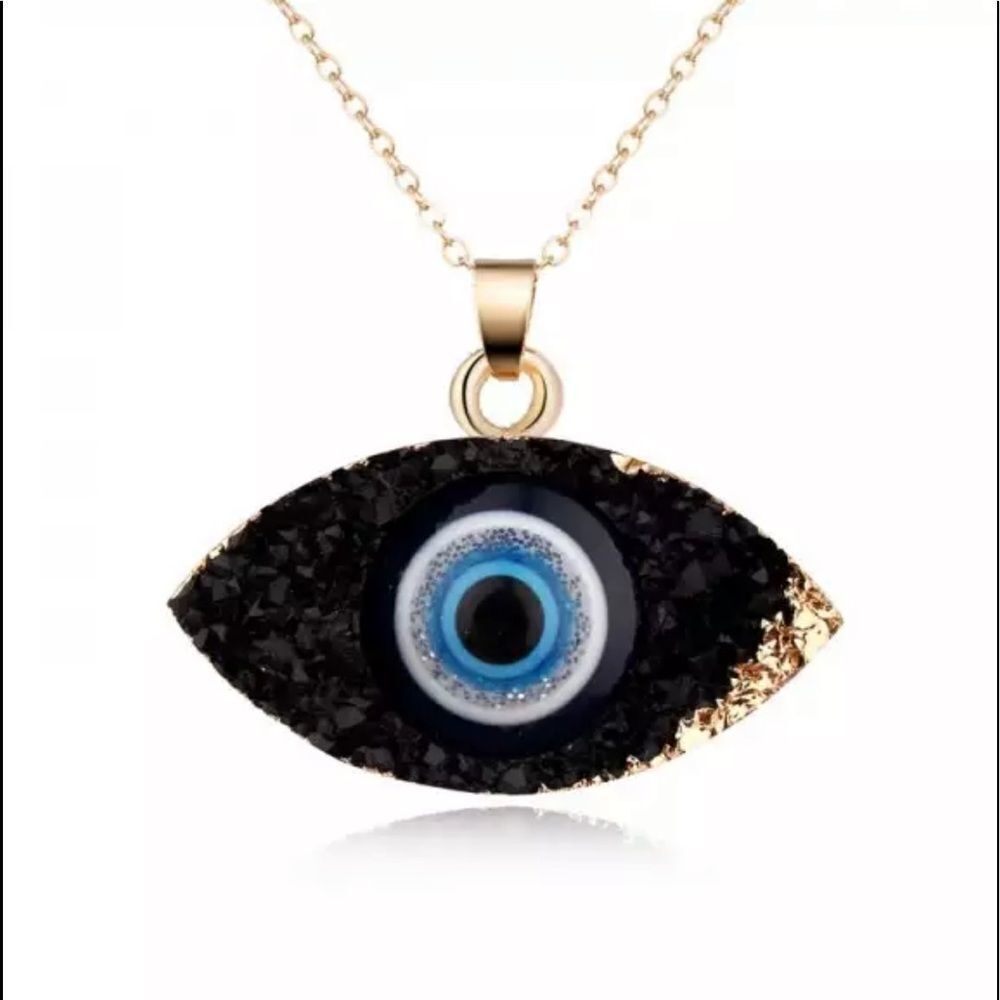 NEW Gold Plated Chain with Turkish Evil Eye Pendant 🧿